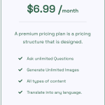 Diamond Plan subscription unlimited content and image generation